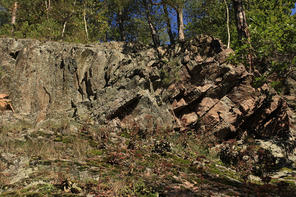 Tektonické zlomy - přírodní rezervace Strádovské peklo